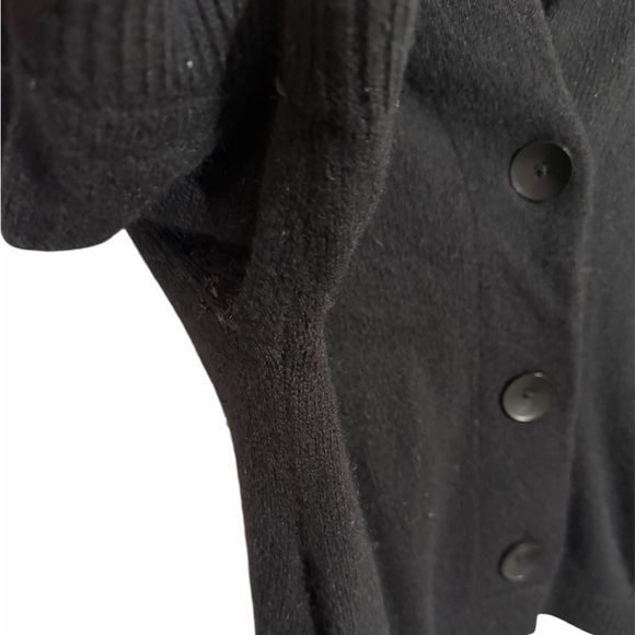 COS Black Short-Sleeve wool Cardigan - Picture 3 of 7